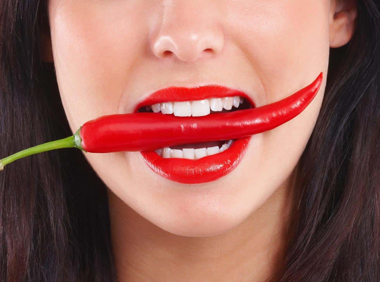 Close-up of a smile with immediate whitening results after treatment Coventry